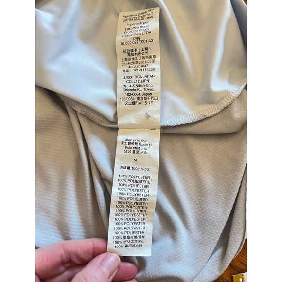 OAKLEY MENS POLO GOLF COLLARED SHORT SLEEVE SHIRT REGULAR FIT SZ M GRAY & BLACK - Picture 8 of 12